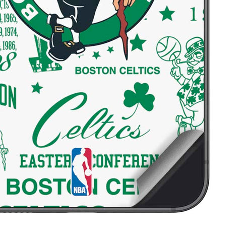 NBA Boston Celtics Historic Blast Galaxy S25 Skin